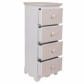 Тумба с ящиками Alexandra House Living Белый Деревянный MDF 26 x 80 x 31 cm