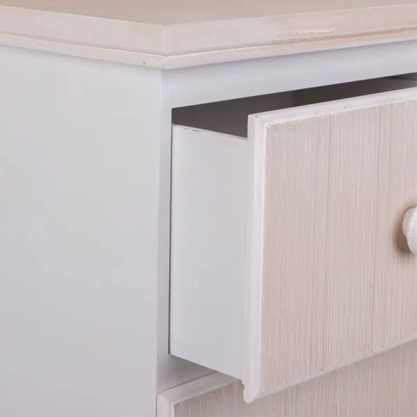 Lipasto Alexandra House Living Valkoinen Puu MDF 26 x 80 x 31 cm