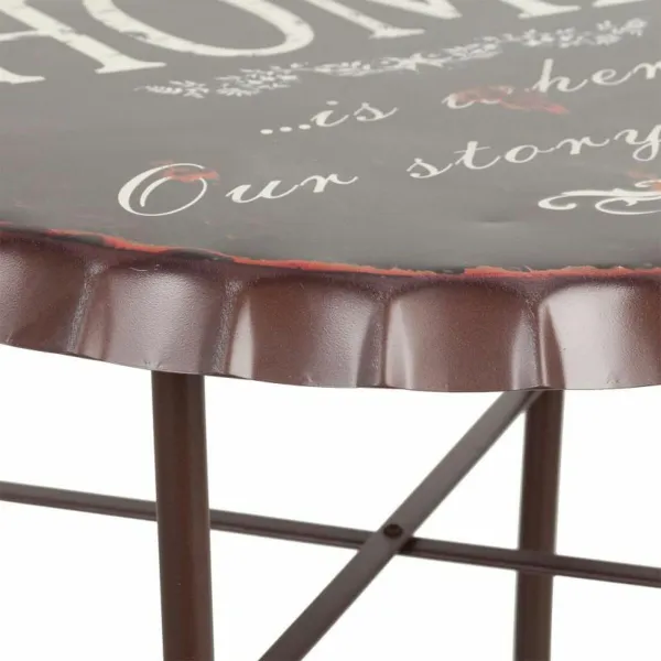 Galds Alexandra House Living Melns 60 x 71 x 60 cm