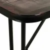 Stalas Alexandra House Living Juoda 45 x 75 x 100 cm