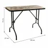 Table Alexandra House Living Black 45 x 75 x 100 cm