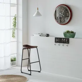 Sieninis laikrodis Alexandra House Living Raudona Geležis Medžio MDF 62 x 6 x 62 cm