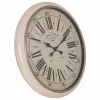 Seinäkello Alexandra House Living Valkoinen Rauta Puu MDF 62 x 6 x 62 cm