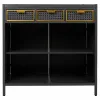 Sideboard Alexandra House Living Grey Iron Fir wood 40 x 79 x 80 cm