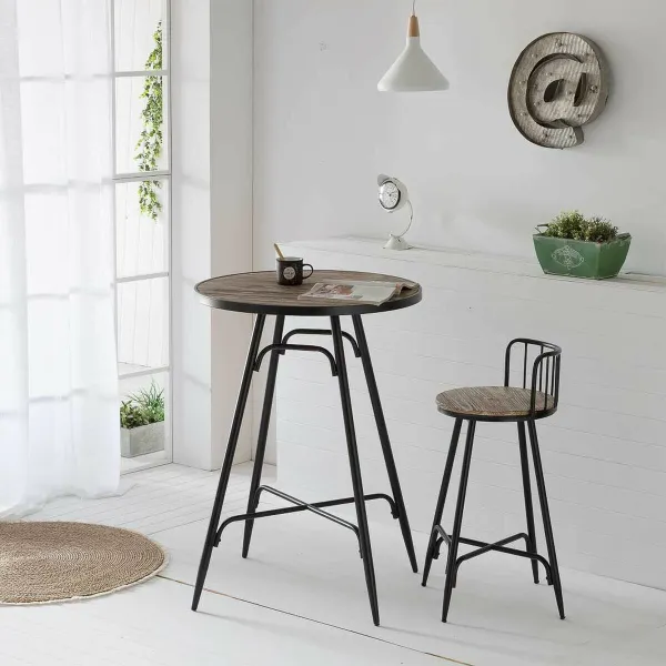 Вспомогательный стол Alexandra House Living Коричневый 76 x 105 x 76 cm