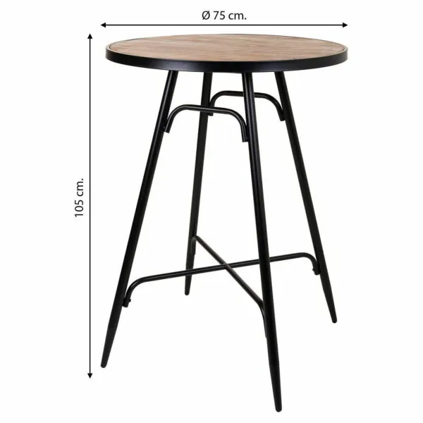 Вспомогательный стол Alexandra House Living Коричневый 76 x 105 x 76 cm