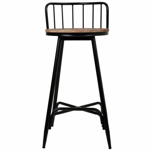 Taburetė Alexandra House Living Ruda Geležis Eglės mediena 41 x 88 x 41 cm