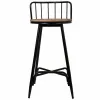 Stool Alexandra House Living Brown Iron Fir wood 41 x 88 x 41 cm