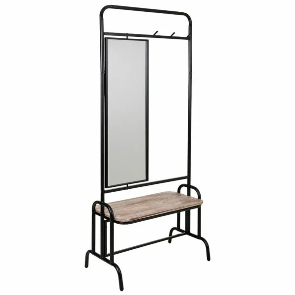 Hall Alexandra House Living Black 45 x 181 x 77 cm
