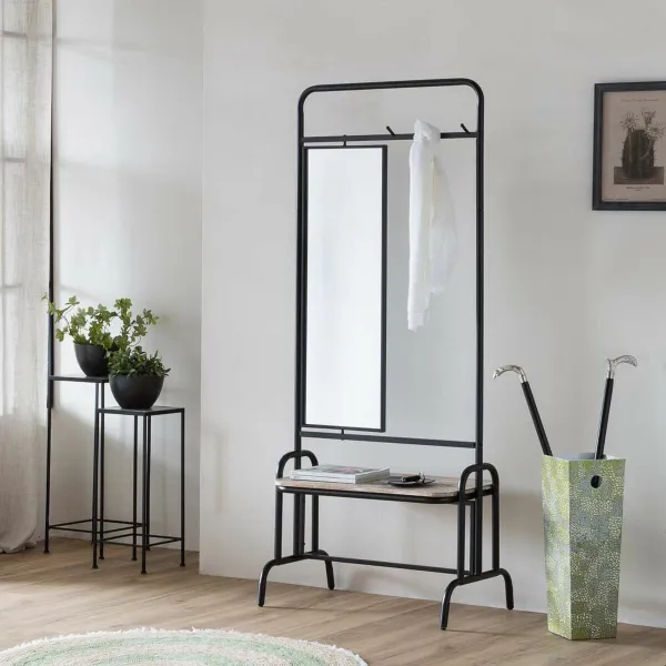 Hallipöytä Alexandra House Living Musta 45 x 181 x 77 cm
