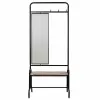 Hall Alexandra House Living Black 45 x 181 x 77 cm