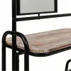 Hall Alexandra House Living Black 45 x 181 x 77 cm