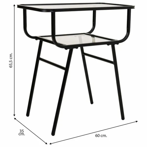 Ночной столик Alexandra House Living Чёрный 35 x 65 x 60 cm