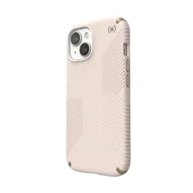 Speck Presidio2 Grip - Case iPhone 16e / iPhone 15 / iPhone 14 / iPhone 13 (Bleached Bone / Heirloom Gold / Hazel Brown)