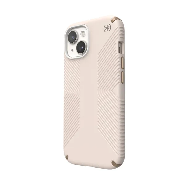 Speck Presidio2 Grip - Case iPhone 16e / iPhone 15 / iPhone 14 / iPhone 13 (Bleached Bone / Heirloom Gold / Hazel Brown)