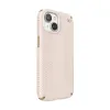 Speck Presidio2 Grip - Case iPhone 16e / iPhone 15 / iPhone 14 / iPhone 13 (Bleached Bone / Heirloom Gold / Hazel Brown)