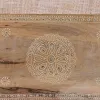 Taburetė Alexandra House Living Balta Natūralus Mango mediena Medžio MDF 60 x 29 x 70 cm