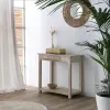 Vestibila galds ar atvilktnēm Alexandra House Living Balts Dabisks 40 x 76 x 135 cm