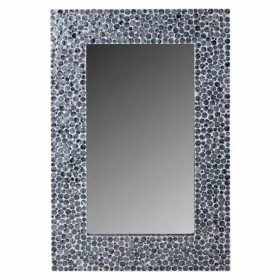 Sieninis veidrodis Alexandra House Living Pilka Kreminė 91 x 3 x 60 cm Stačiakampis