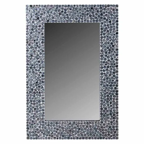 Seinäpeili Alexandra House Living Harmaa Kerma 91 x 3 x 60 cm Suorakulmainen