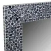 Wall mirror Alexandra House Living Grey Cream 91 x 3 x 60 cm Rectangular