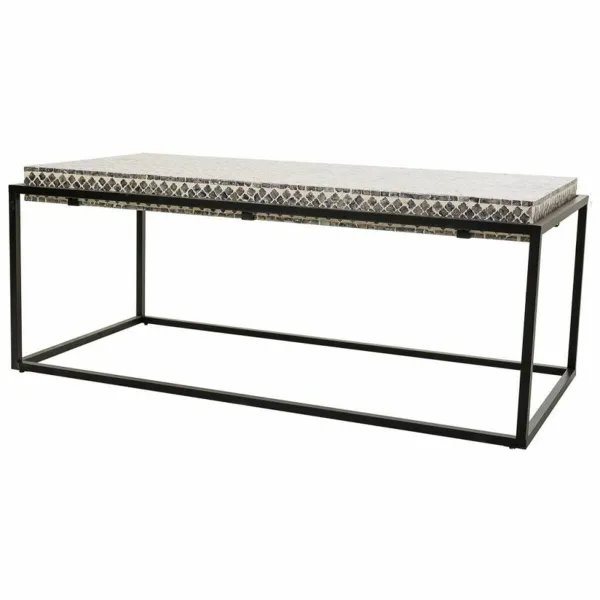Centrālais galds Alexandra House Living Pelēks Metāls Koks MDF 60 x 49 x 124 cm