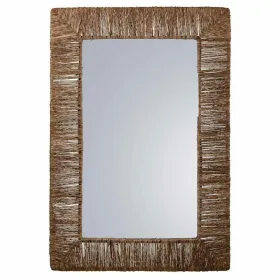 Sienas spogulis Alexandra House Living Brūns 3 x 61 x 91 cm Taisnstūra