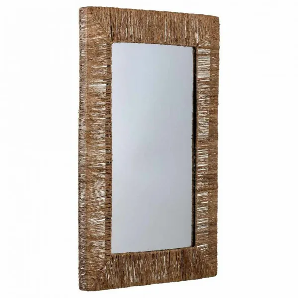 Seinäpeili Alexandra House Living Ruskea 3 x 61 x 91 cm Suorakulmainen
