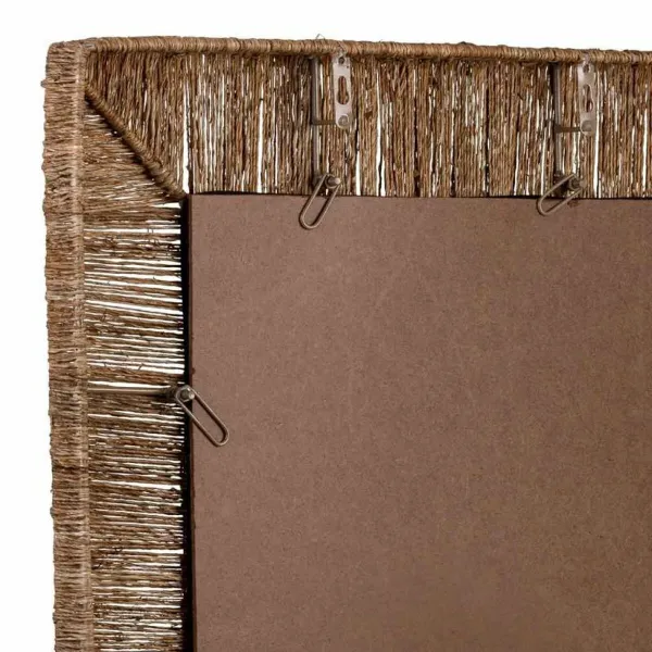 Wall mirror Alexandra House Living Brown 3 x 61 x 91 cm Rectangular