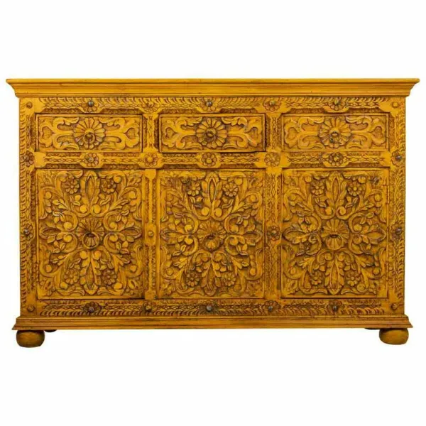 Устройство Alexandra House Living Жёлтый Железо Древесина манго 45 x 96 x 147 cm