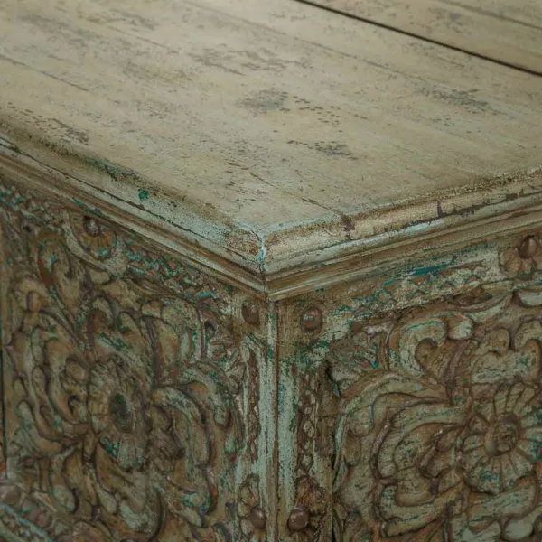 Dėžė Alexandra House Living Geležis Mango mediena 100 x 47 x 100 cm