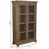 Esittelyteline Alexandra House Living Lasi Rauta Mangopuu 43 x 180 x 106 cm