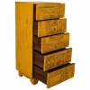 Lipasto Alexandra House Living Keltainen Rauta Mangopuu 40 x 100 x 45 cm