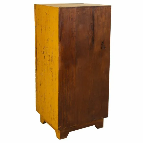 Lipasto Alexandra House Living Keltainen Rauta Mangopuu 40 x 100 x 45 cm