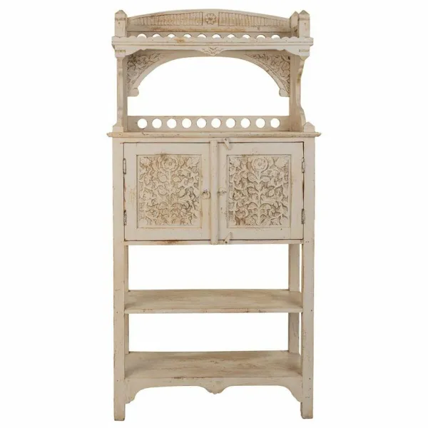 Indauja Alexandra House Living Balta Geležis Mango mediena 35 x 150 x 75 cm