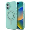 Guess IML Rhinestones MagSafe - Case for iPhone 16 Plus (Green)