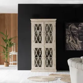 Rhythm stendas Alexandra House Living stiklas Geležis Mango mediena 40 x 183 x 90 cm