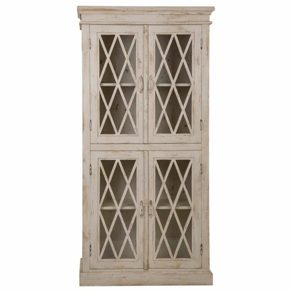 Дисплей-стенд Alexandra House Living Cтекло Железо Древесина манго 40 x 183 x 90 cm