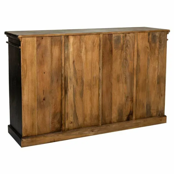 Bufete Alexandra House Living Melns Stikls Mango koks 40 x 100 x 170 cm