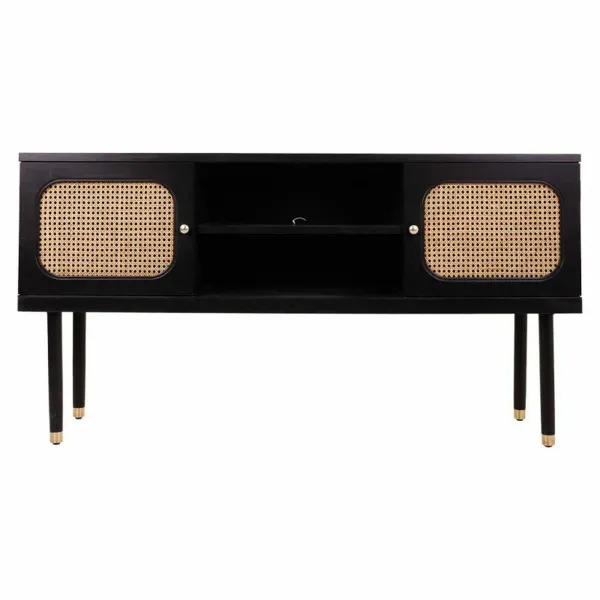 Bufete Alexandra House Living Melns Priede Koks MDF 38 x 81 x 152 cm