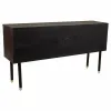 Bufete Alexandra House Living Melns Priede Koks MDF 38 x 81 x 152 cm