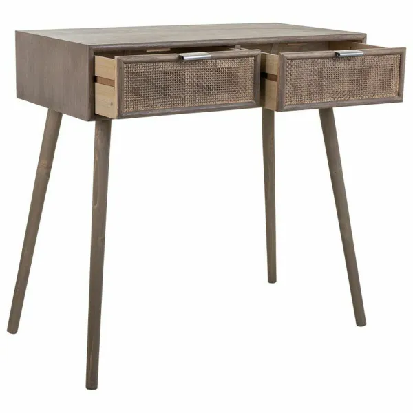 Stalas su stalčiais Alexandra House Living Pilka 42 x 79 x 80 cm