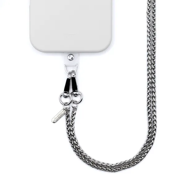 Crong Phone Crossbody - Phone Lanyard (Silver Link)