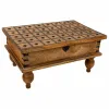 Dėžė Alexandra House Living Ruda Metalinis Mango mediena 40 x 30 x 60 cm Tradicinis stilius