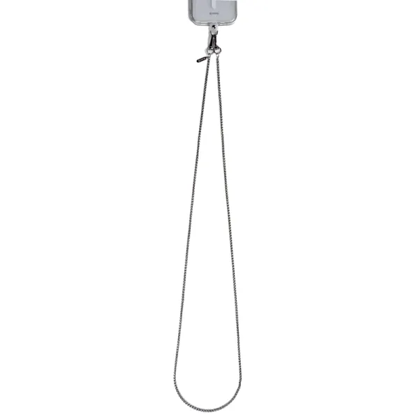 Crong Phone Crossbody - Phone Lanyard (Silver Link)