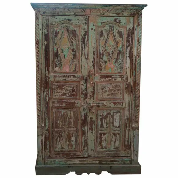 Kaappi Alexandra House Living Ruskea Recycled Wood 45 x 204 x 127 cm