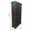 Spintelė Alexandra House Living Ruda Perdirbta Mediena 41 x 210 x 125 cm