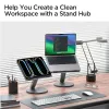 Spigen LD204H Laptop Stand Hub - Laptop Stand with 6-in-1 Hub (Space Grey)