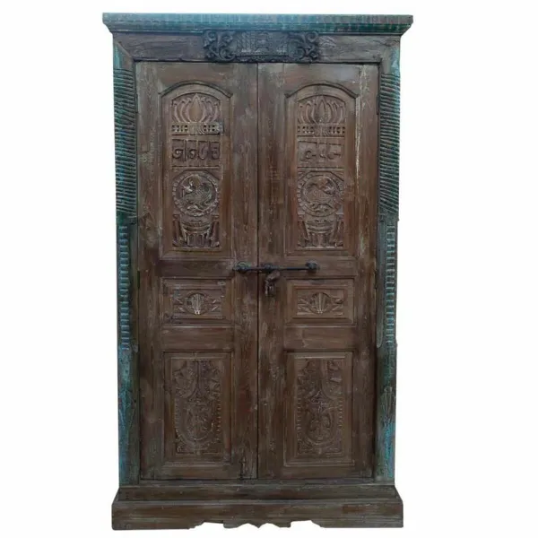Skapītis Alexandra House Living Brūns Pārstrādāta Koks 45 x 220 x 121 cm