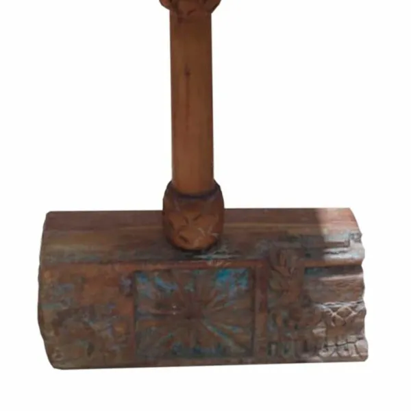 Side table Alexandra House Living Brown Recycled Wood 23 x 49 x 46 cm